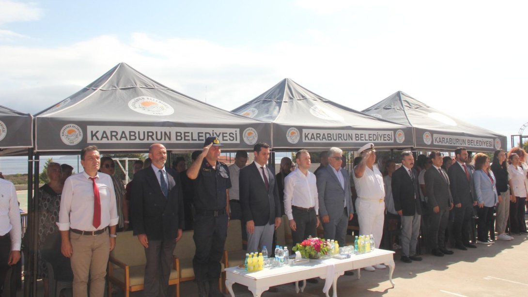 Kaymakamımız Sayın Mustafa ÖZBAY'ın Teşrifleri ve Kurum Amirlerimizin Katılımıyla İlköğretim Haftası Kutlaması Yapıldı.